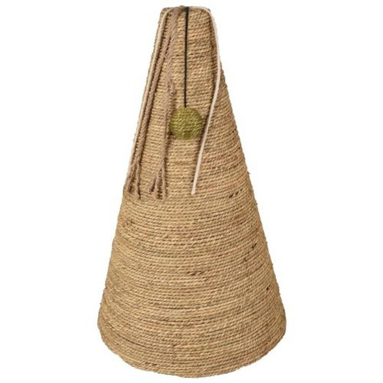 Cono rascador de hierba marina para gatos color Marrón, , large image number null