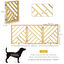 PawHut Barrera de Seguridad Plegable para Perros, , large indicador imagen numero 3