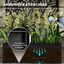 Outsunny Jardinera con Biombo de Metal Huerto Urbano de Pared o de Pie para Cultivos Plantas Flores o Decoración en Terraza Jardín Hogar 61x23x113 cm Negro, , large indicador imagen numero 5