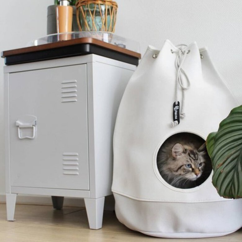 Cama/Bolso District70 Casa para gatos color Merengue, , large image number null
