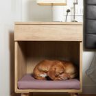Mesilla de madera cama para perros color Champagne, , large image number null