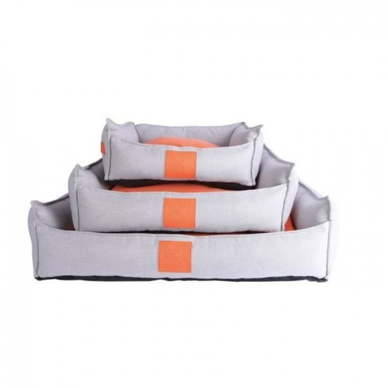 Cstore moon colchón de lino naranja para perros, , large image number null