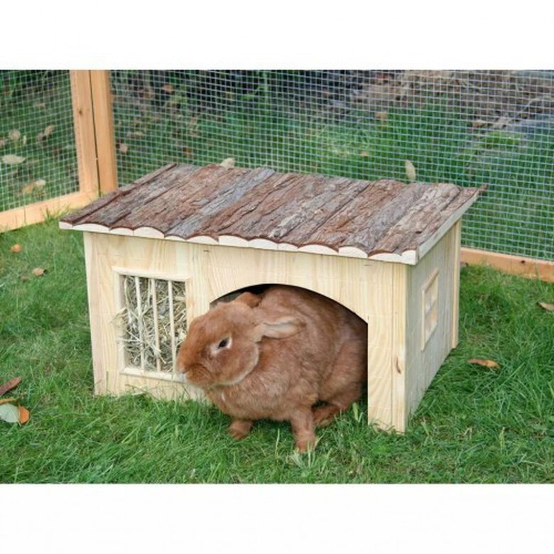 Casa de madera para conejos color Marrón, , large image number null