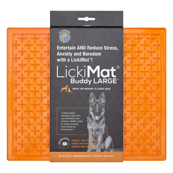 Comedero LickiMat Mini Buddy Naranja  para perro, , large Imagen numero 2