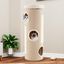COSTWAY Barril Rascador de 4 Niveles para Gatos, Postes rascadores para Gatos con Cama de Percha Removible, Tablero Rascado de Sisal, &Aacute;rbol Rascador para Gato Interior, Cueva para Gatitos (De Sisal), , large indicador imagen numero 2