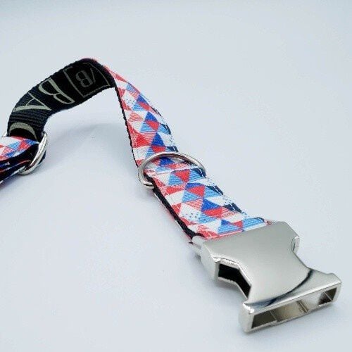 Baona collar doheny de nylon reciclado multicolor para perros thumbnail