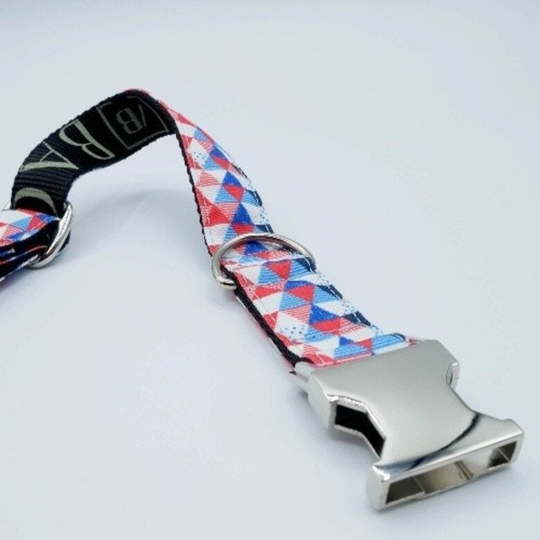 Baona collar doheny de nylon reciclado multicolor para perros, , large image number null