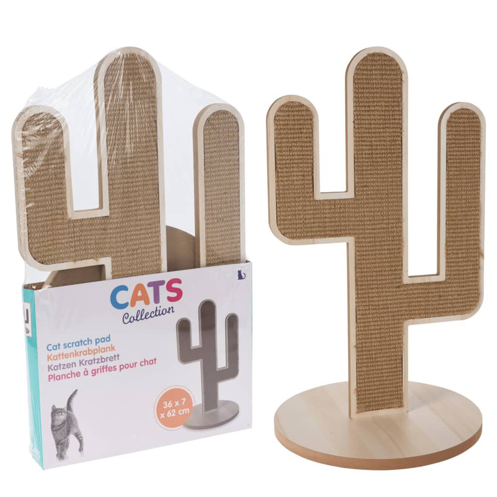 Pets Collection Rascador para gatos Cactus natural 35x34,5x62 cm, , large Imagen numero 2
