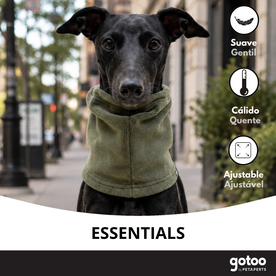 Gotoo Bufanda Polar Verde para perros, , large Imagen numero 6