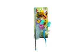 FOFOS | Set 5 Juguetes Divertidos con Catnip y Varita con Plumas (Colecci&oacute;n Primavera) - Para Gato