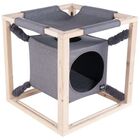 Cama con hamaca Catcube para gatos color Gris, , large image number null