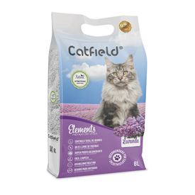 Catfield Elements Lavanda Arena Aglomerante Natural para gatos