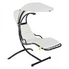 Tumbona tipo hamaca con toldo Outsunny color Crema, , large image number null