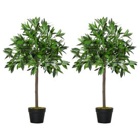 Outsunny Plantas Artificiales de Decoración para hogar