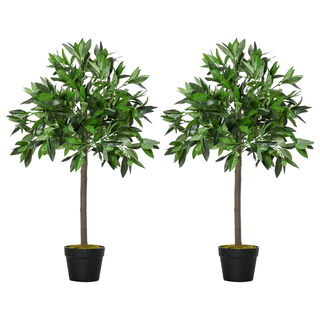 Outsunny Plantas Artificiales de Decoración para hogar