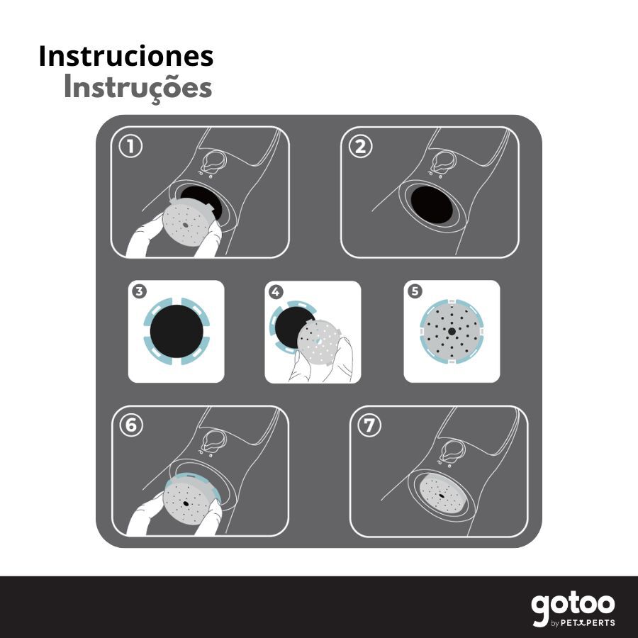 Gotoo Filtro Botella 2 en 1 para perros y gatos, , large Imagen numero 6