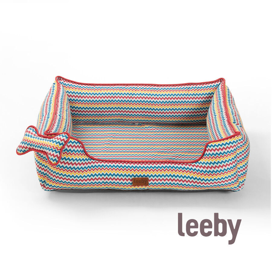 Leeby cama viscoel&aacute;stica colorida para perros, , large Imagen numero 2
