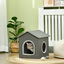PawHut Casa para Gatos Gris, , large indicador imagen numero 2