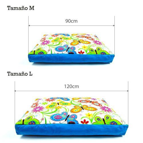 Cama para perros Mariposas de colores hipoalerg&eacute;nica, , large Imagen numero 3