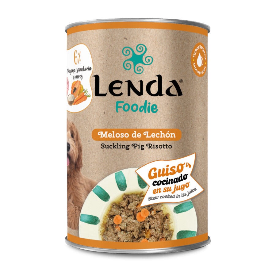 Lenda Meloso de Lechón lata para perros