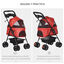 Cochecito para Mascotas plegable color Rojo, , large indicador imagen numero 5