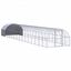 VidaXL Gallinero Exterior plateado, , large indicador imagen numero 1