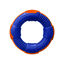 Juguete Aro Mordedor azul y naranja con aroma mora 13cm para perros, , large indicador imagen numero 1