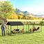 PawHut Gallinero para Exterior Negro, , large indicador imagen numero 2
