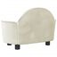 vidaXL Cama para perros de terciopelo crema 66x40x45 cm, , large indicador imagen numero 4