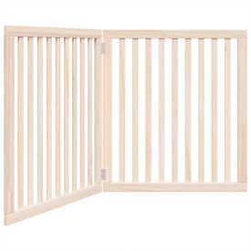 VidaXL Puerta Plegable Madera para Perros