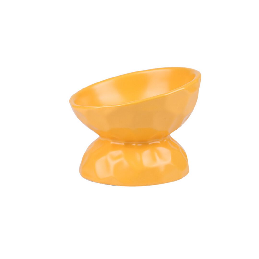 Taz&oacute;n de Cer&aacute;mica Inclinada con Dise&ntilde;o Ondulado 280ml, , large Imagen numero 1