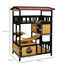 PawHut Caseta para Gatos de Madera 84x60x116 cm Casa para Gatos de 4 Niveles Refugio para Gatos con Puente Colgante Balcón y Techo Asfáltico Natural, , large indicador imagen numero 3