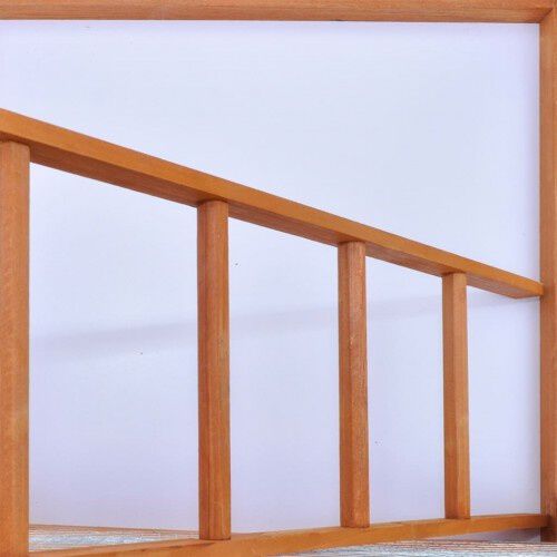 Jaula de madera maciza para p&aacute;jaros color Marr&oacute;n, , large Imagen numero 4