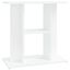 vidaXL Soporte para acuario madera de ingeniería blanco 60x30x60 cm, , large indicador imagen numero 1