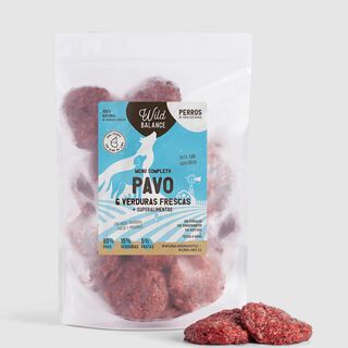 Pack de menú completo BARF para perros sabor Pavo
