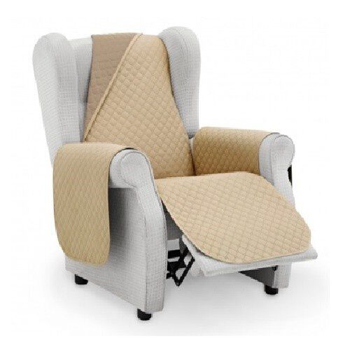 Vipalia cubre sof&aacute; rombos beige y lino para mascotas, , large Imagen numero 1