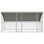 vidaXL Jaula para pollos Plateado 600 x 200 x 198.5 cm, , large indicador imagen numero 13