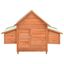 Vidaxl gallinero exterior color madera, , large indicador imagen numero 3
