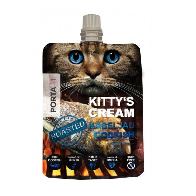 Porta21 Snack Cremoso Bacalao para gatos, , large image number null