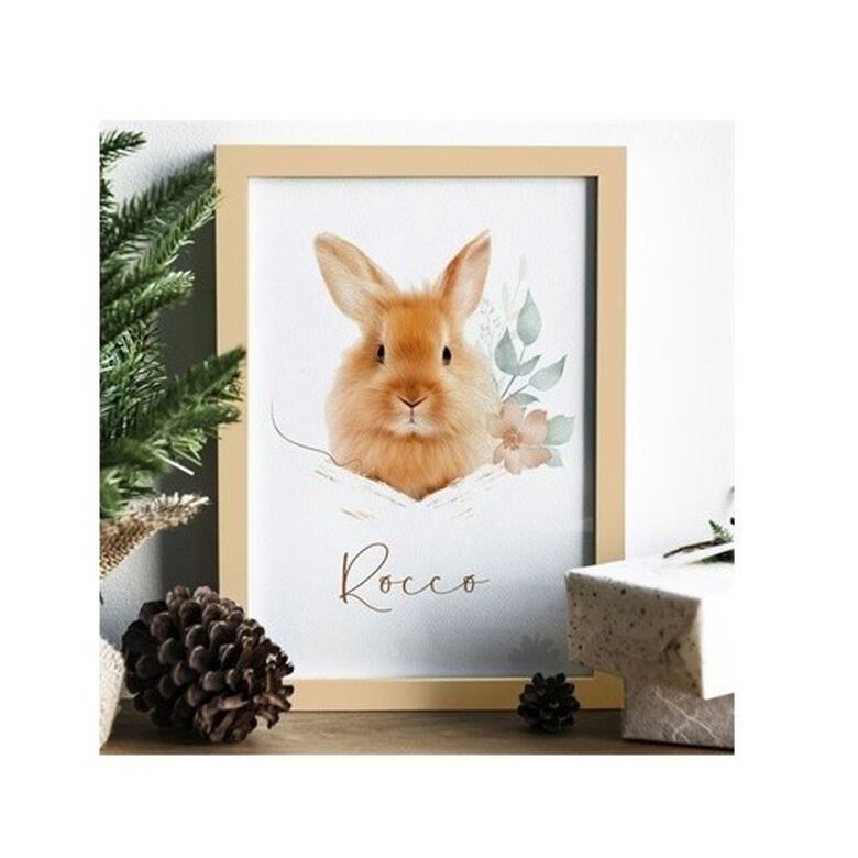 Mascochula rocco retrato realista personalizado en lámina con tu mascota thumbnail