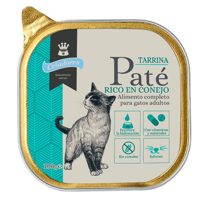 100 g Criadores Adulto Conejo en paté tarrina para gatos