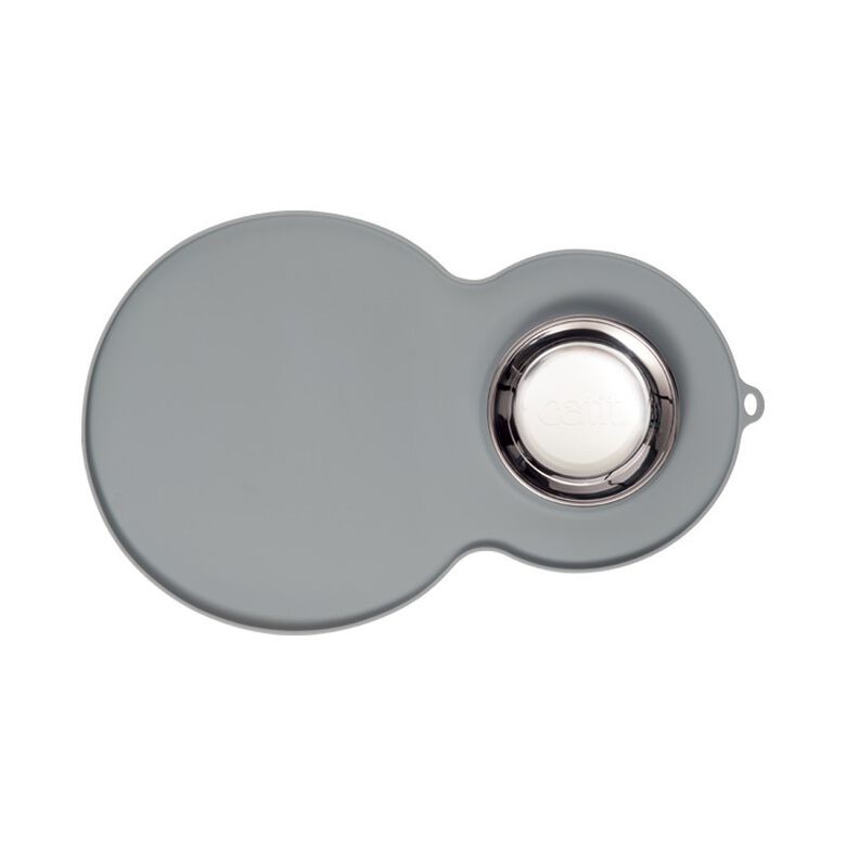 Alfombra gris Placemat doble de silicona thumbnail