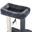 Rascador multi-niveles torre PawHut color Gris y Blanco, , large indicador imagen numero 5