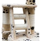 Rascador XL para gatos color Beige huellas, , large image number null