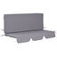 Outsunny Cojín para Columpio de 2 Piezas 130x45x5 cm Cojín para Balancín Cojín de Asiento y Respaldo Acolchado para Jardín Terraza Balcón Exterior Gris, , large indicador imagen numero 1