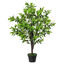 Outsunny Planta Artificial en Maceta Altura 120 cm Árbol de Olivo Sintético con 1080 Hojas Realistas y 108 Frutos Decoración para Interior Exterior Salón Oficina Verde, , large indicador imagen numero 1