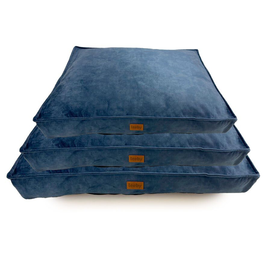 Leeby Colchoneta Impermeable y Desenfundable Azul Marino para perros, , large Imagen numero 3