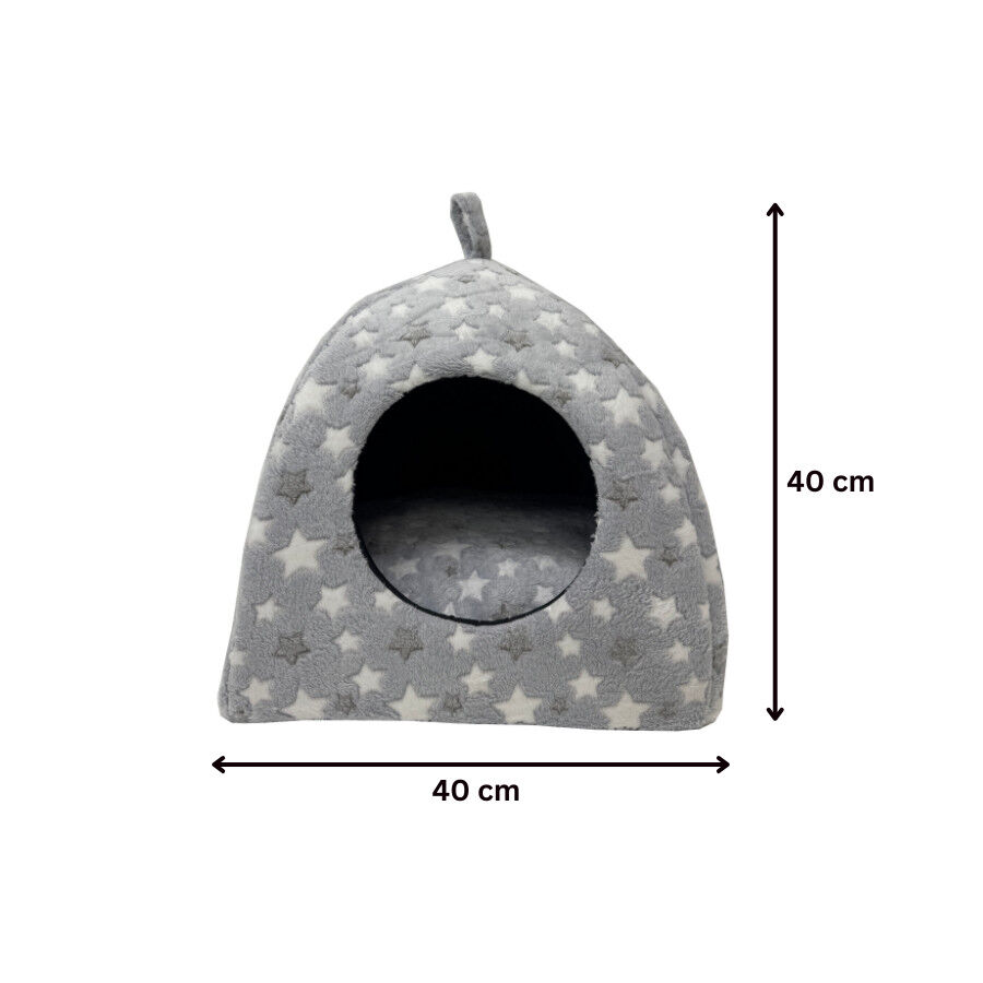 Leeby Cama Igl&uacute; Estrella Gris para gatos, , large Imagen numero 4