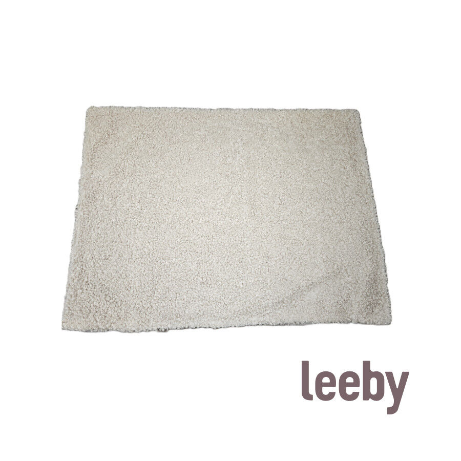 Leeby manta borreguito beige para cachorros, , large Imagen numero 2