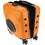 Maleta para transporte de mascotas gato y perro Transportin de plástico rígido naranja, , large indicador imagen numero 2